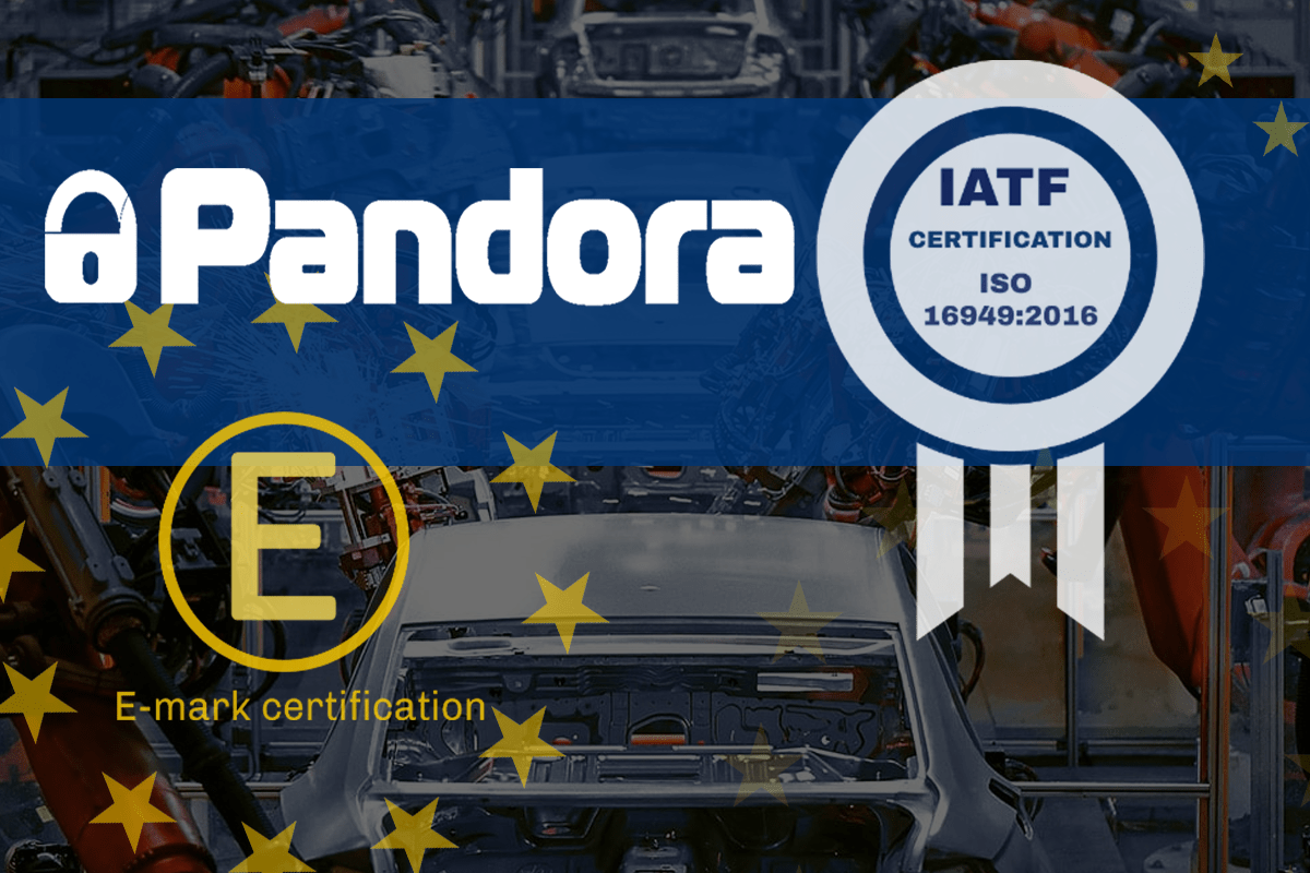 Pandora Alarms Certifications