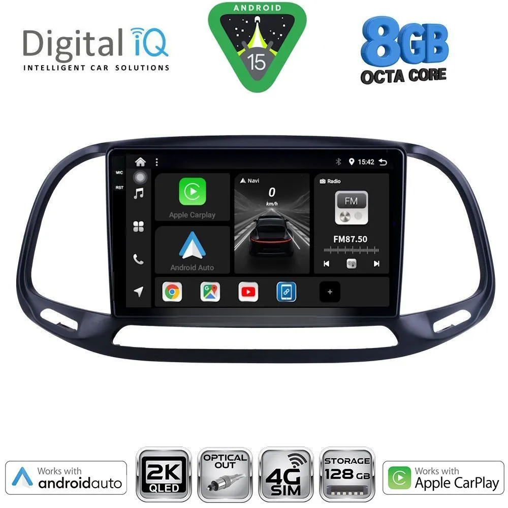 DIGITAL IQ BXK 20138_CPAA (9inc) MULTIMEDIA TABLET for FIAT DOBLO ...