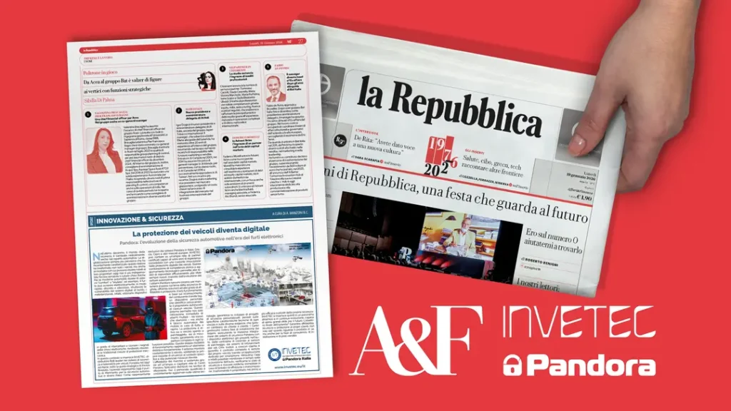 20260122 INVETEC & Pandora featured on Affari e Finanza by La Repubblica