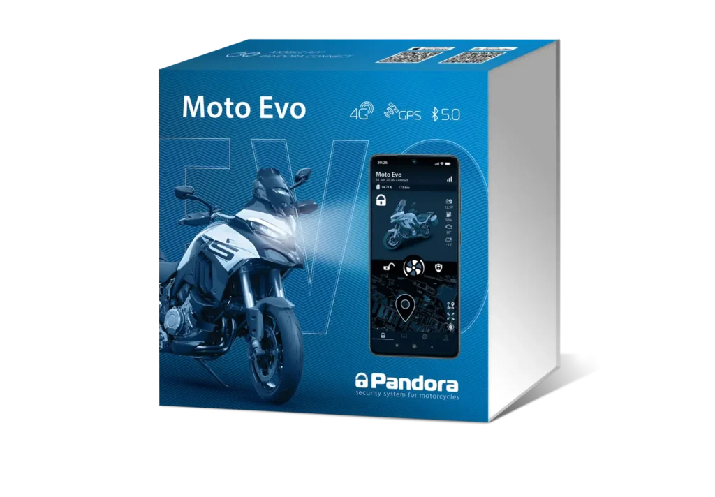 Pandora Moto Evo V2 package