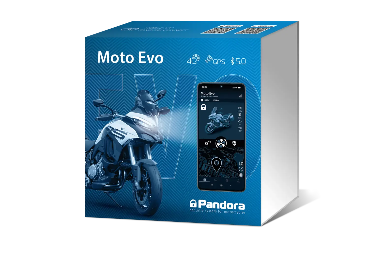 Pandora Moto Evo V2 package